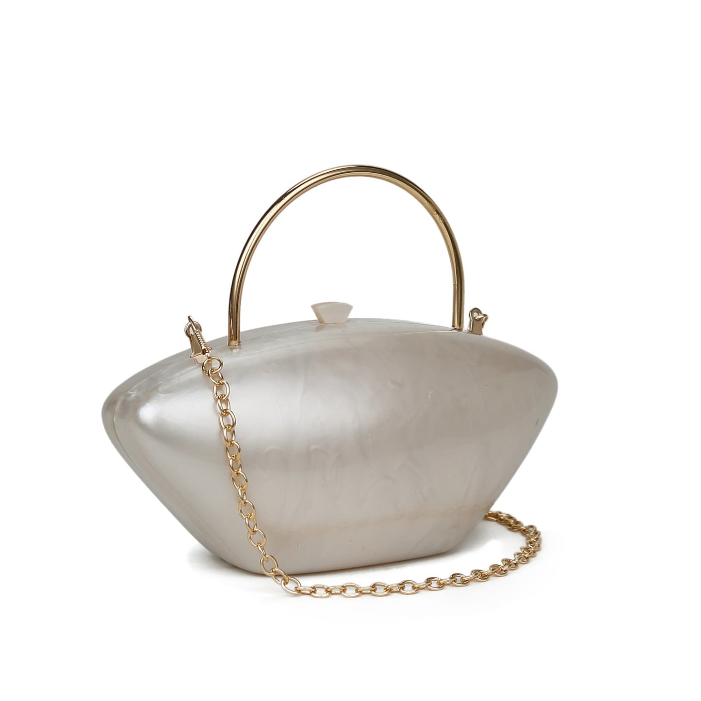 Alicja Pearlescent Acrylic Evening Bag