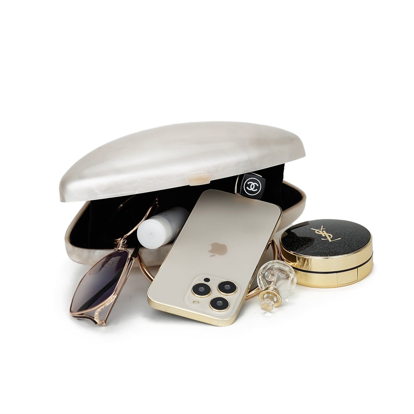 Alicja Pearlescent Acrylic Evening Bag