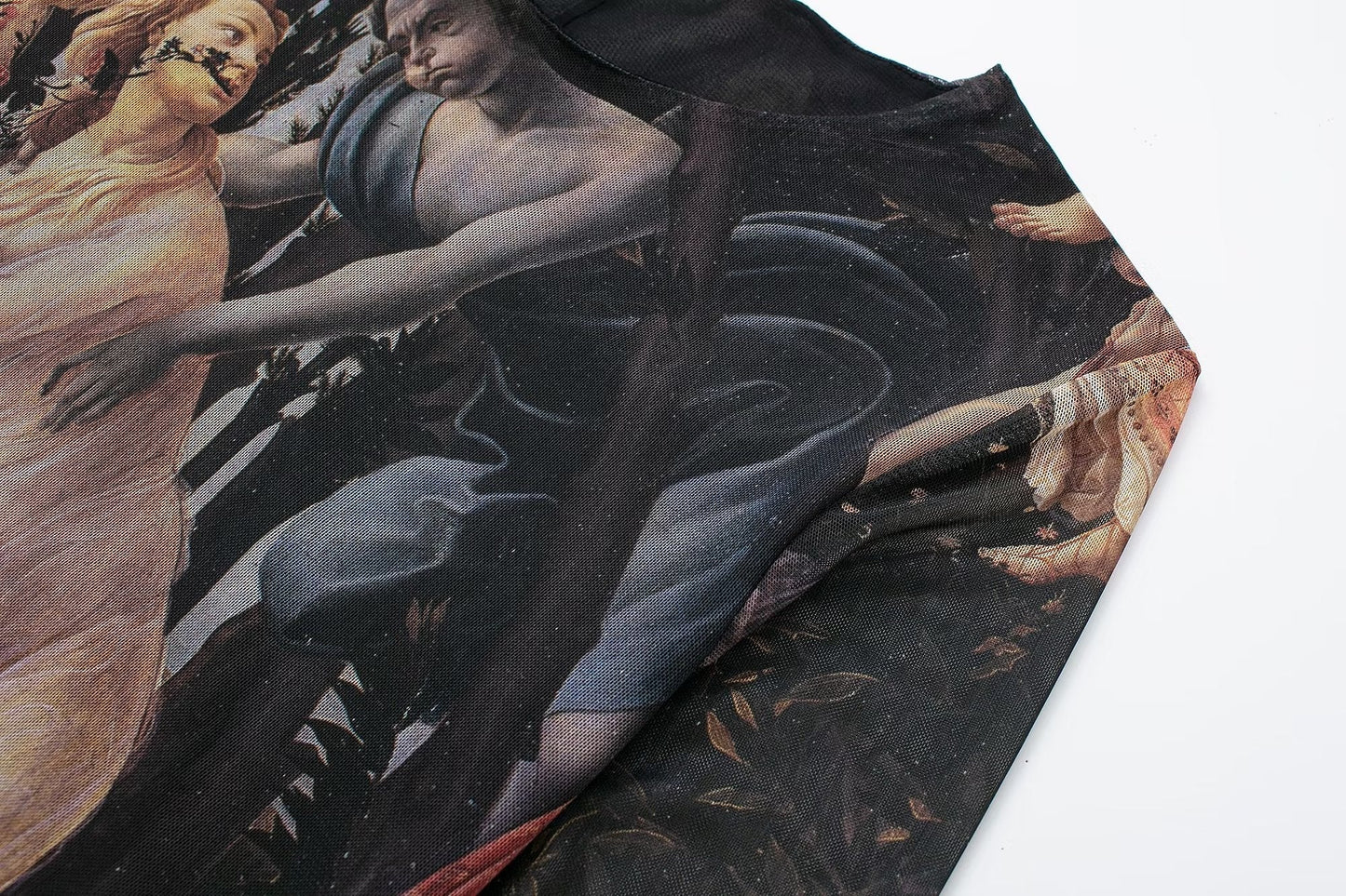 Amalfi Renaissance Painting Prints Tissue Dress