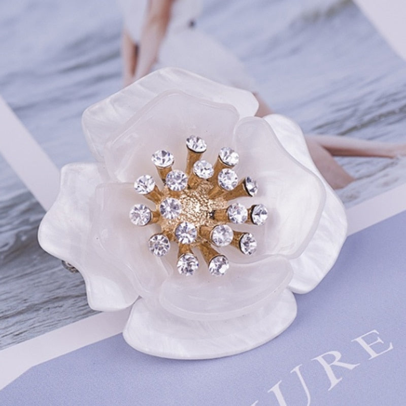 Anemone Resin Statement Flower Cocktail Rings - 11 colors