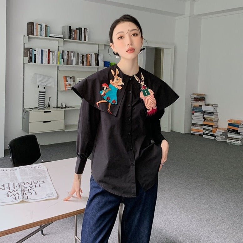 Annabella Rabbits Embroidered Shirts