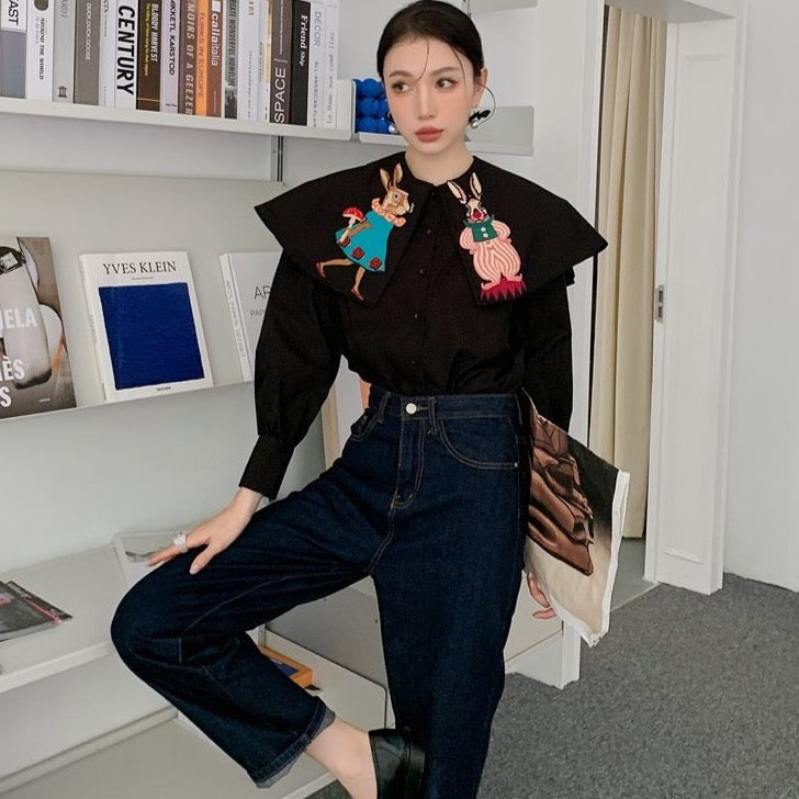 Annabella Rabbits Embroidered Shirts