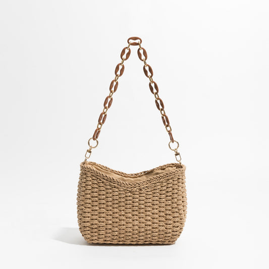 Annalise Straw Mini Shoulder Bag - 6 Colors