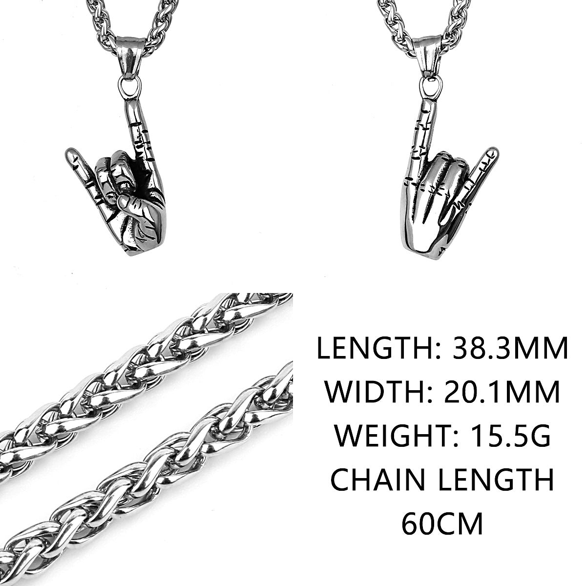 Apan Mudra Purification Hand Necklace