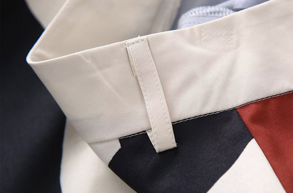 Art Prints Tunic Top / Wide Leg Pants