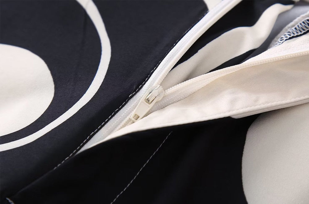 Art Prints Tunic Top / Wide Leg Pants