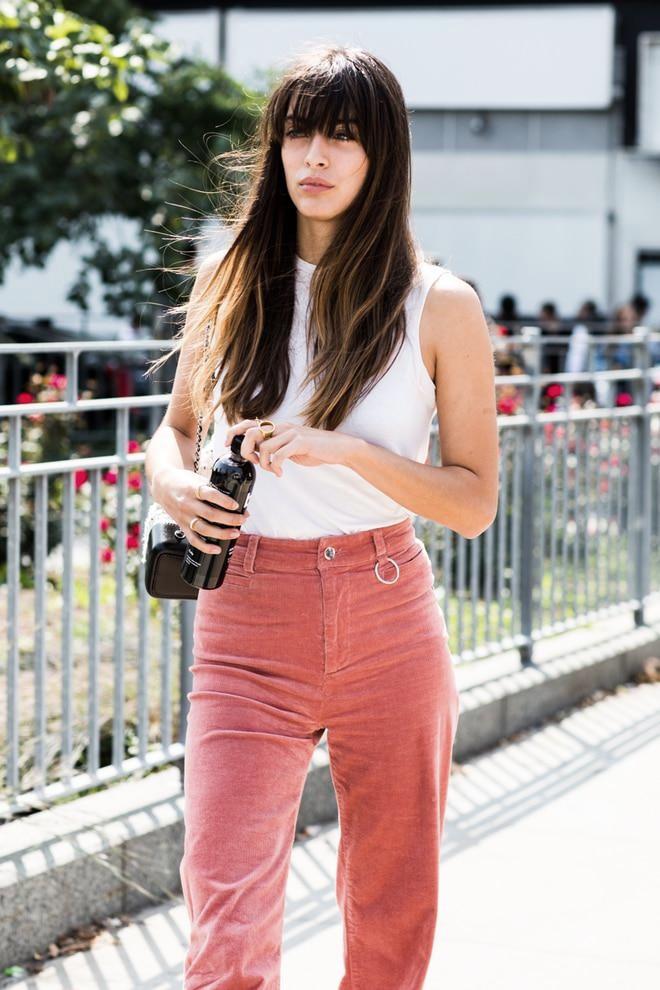 Azalea Pink Corduroy Pants - 2 Styles