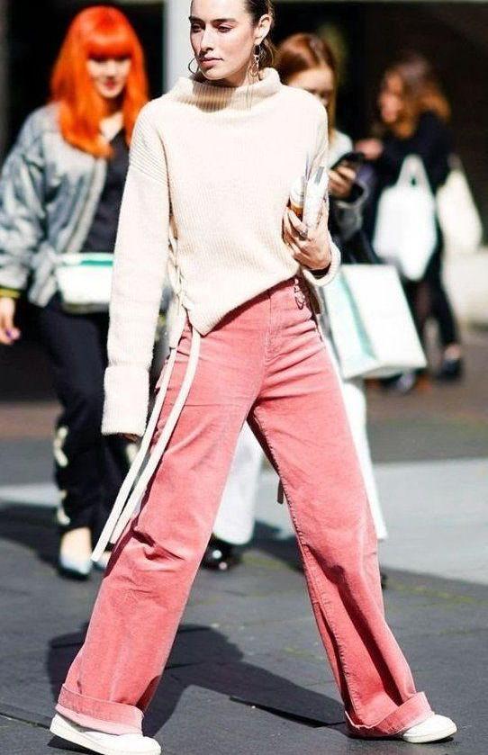 Azalea Pink Corduroy Pants - 2 Styles