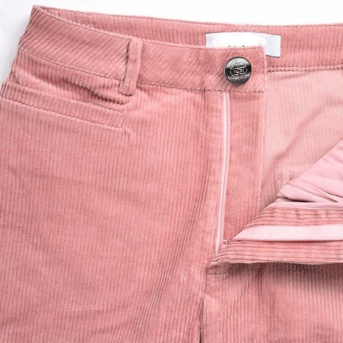 Azalea Pink Corduroy Pants - 2 Styles