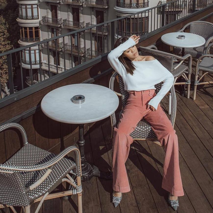 Azalea Pink Corduroy Pants - 2 Styles