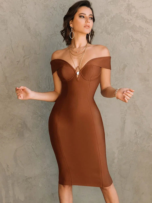 Bandage High Quality Evening Party Club Bodycon Dress