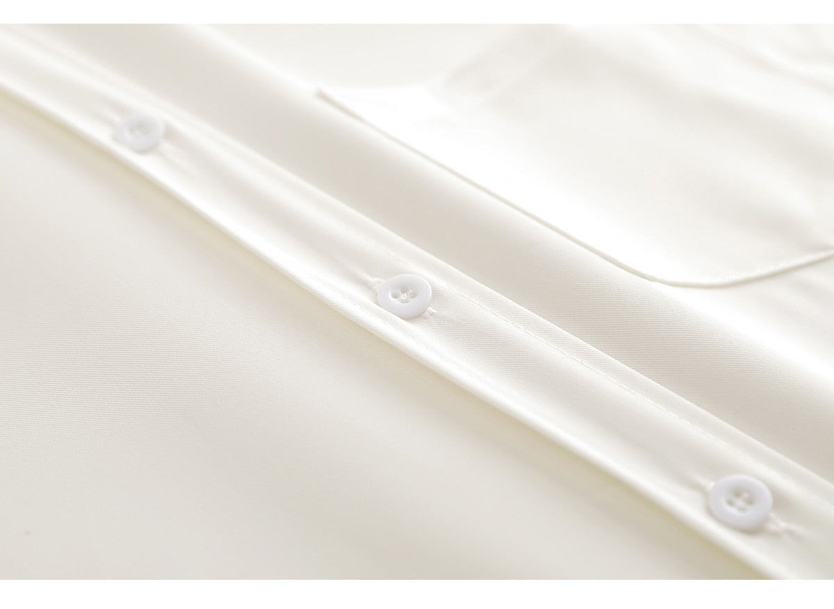 Basic Oversized Button Down Shirts