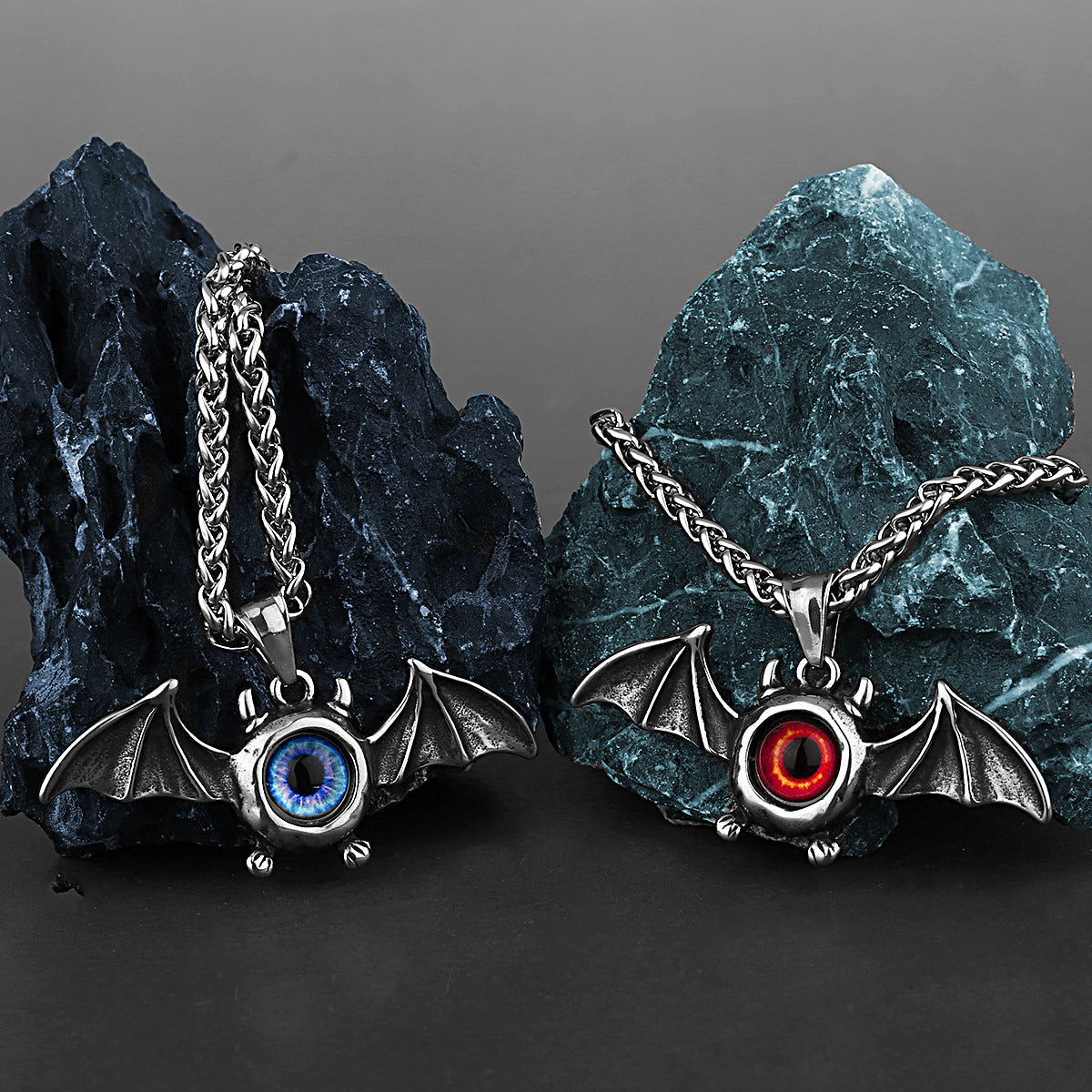 Bat Wings Eye Necklace