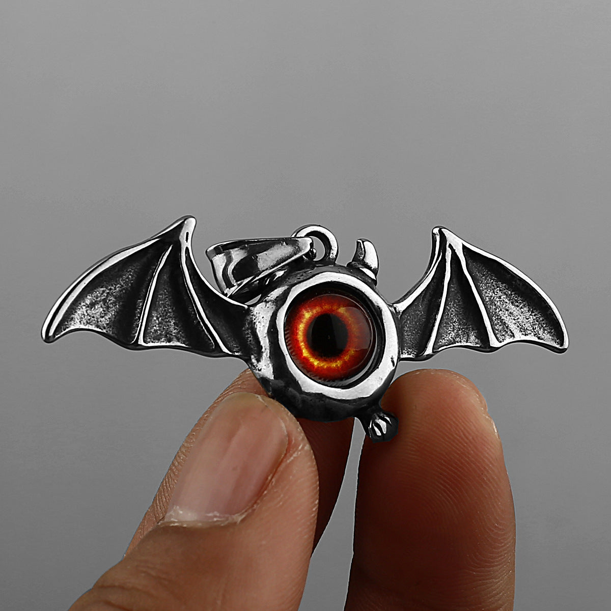 Bat Wings Eye Necklace