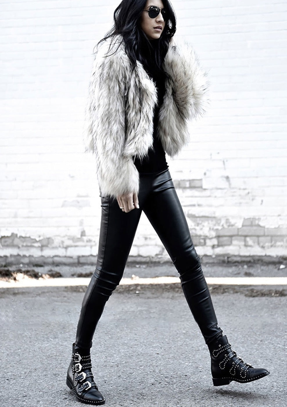 Becca Studs & Belts Motorcycle Boots -  3 Colors