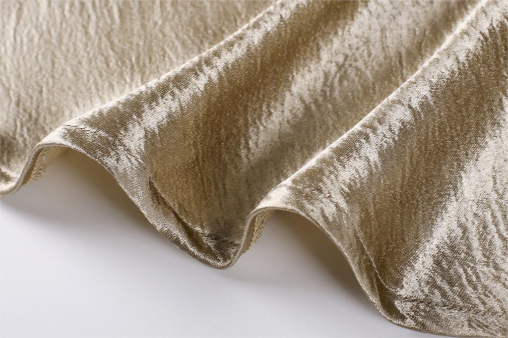 Bella Textured Satin Midi Skirt - Gold