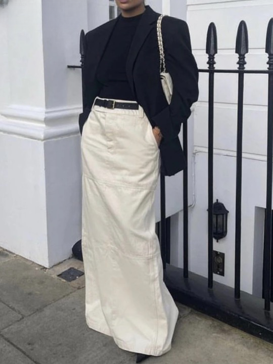 Beluna Maxi Denim Skirts - 2 Colors