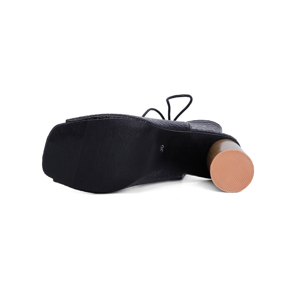 Bethany Animal Prints Gladiator Lace-Up Heels - 4 Colors