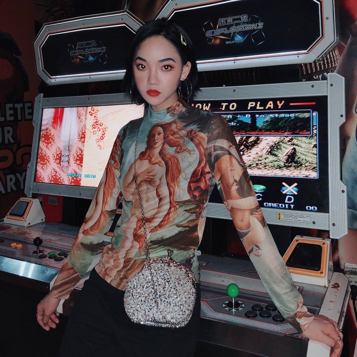 Birth Of Venus Tattoo Tissue Top