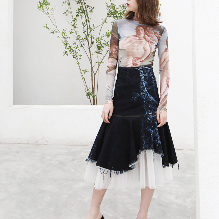 Birth Of Venus Tattoo Tissue Top