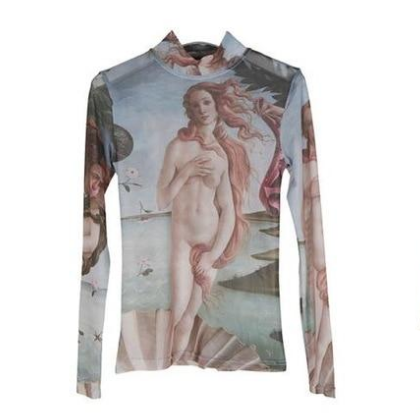 Birth Of Venus Tattoo Tissue Top