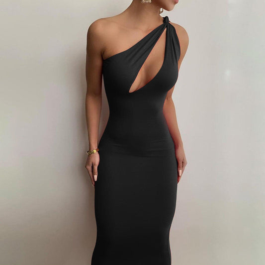 Summer Elegant Black Sleeveless Birthday Party Dress