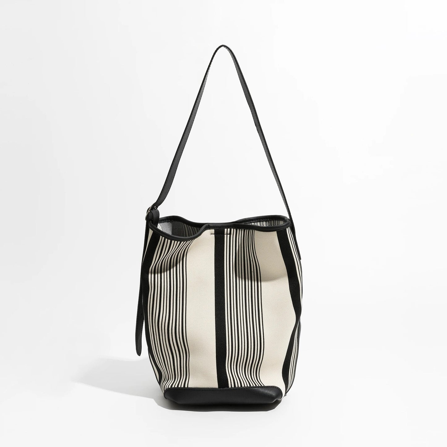 Bohemi Striped Bucket Shoulder Bag