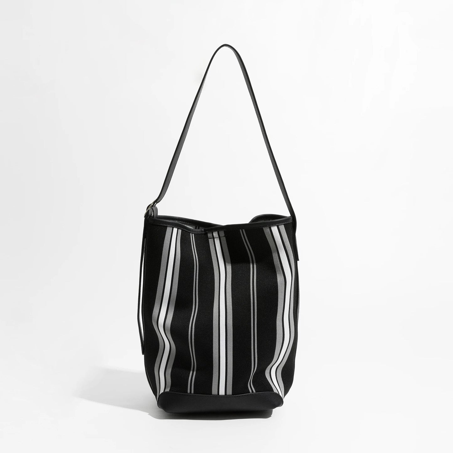 Bohemi Striped Bucket Shoulder Bag