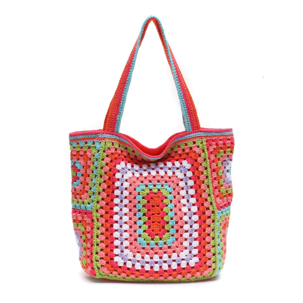 Bohemian Crochet Knit Totes  - 16 Colors