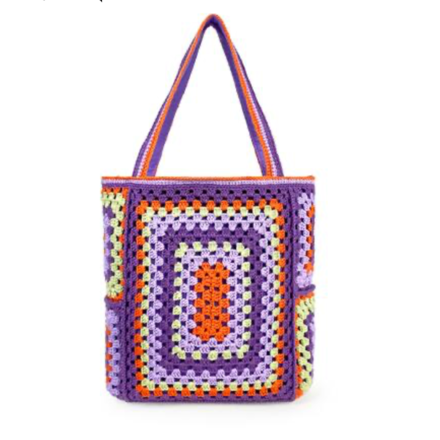 Bohemian Crochet Knit Totes  - 16 Colors