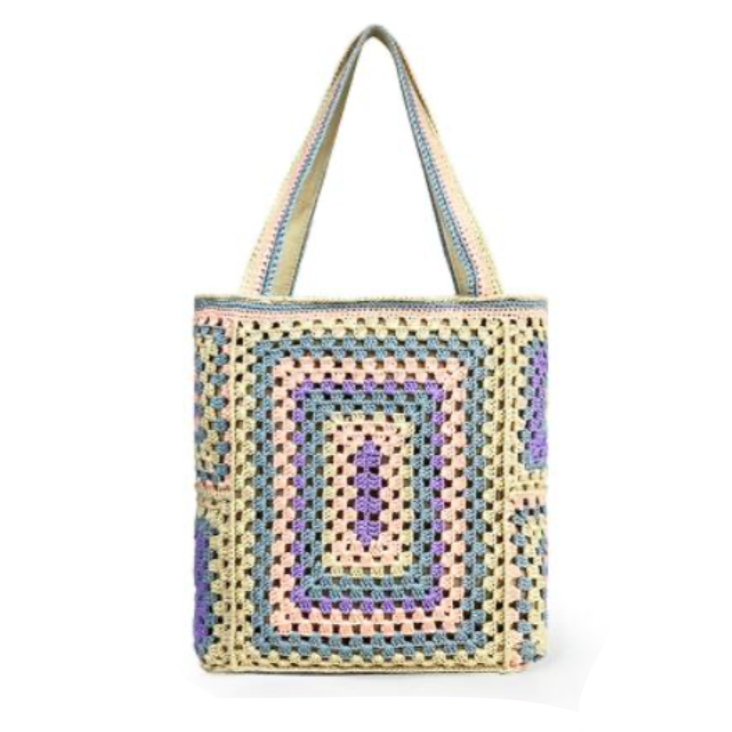 Bohemian Crochet Knit Totes  - 16 Colors