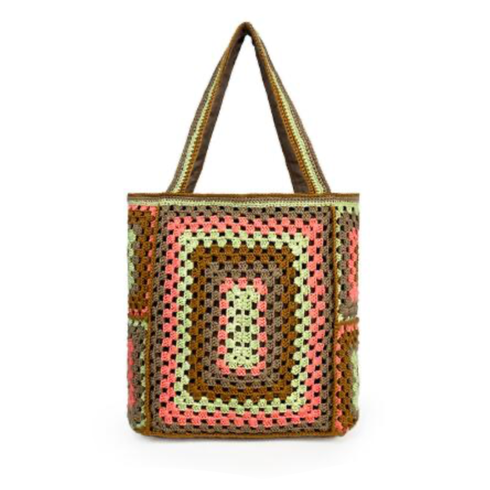 Bohemian Crochet Knit Totes  - 16 Colors