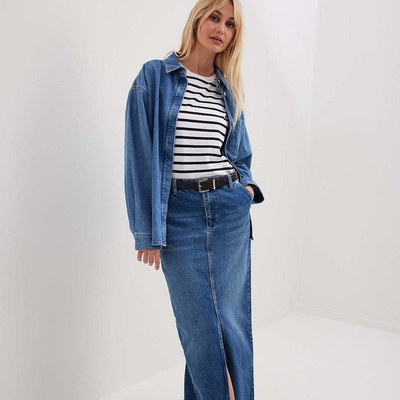 Bonnies Basic Breton Stripe Crew Neck Tees