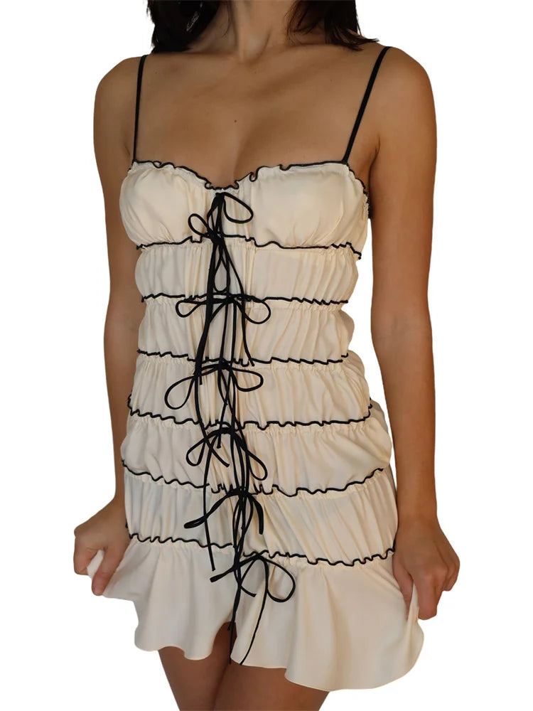 Sleeveless Casual Y2K Party Mini Dresses