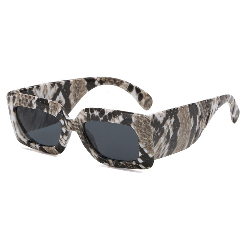 Caitlin Square Wide Temple Sunglasses