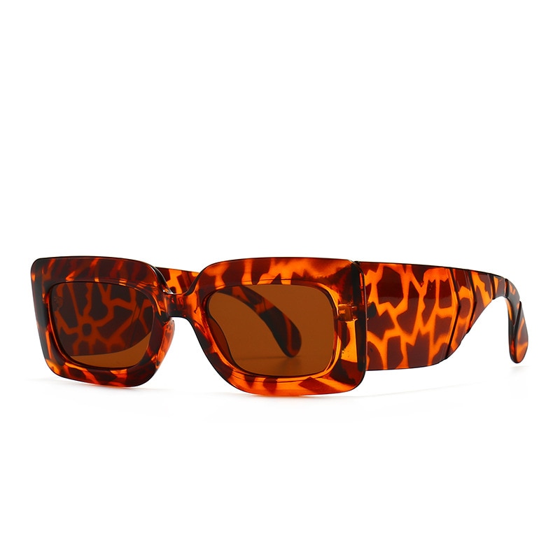 Caitlin Square Wide Temple Sunglasses