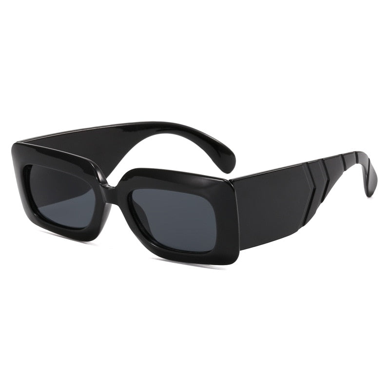 Caitlin Square Wide Temple Sunglasses