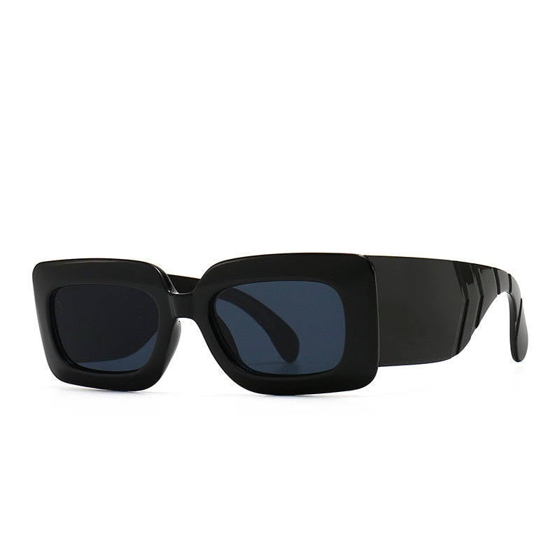 Caitlin Square Wide Temple Sunglasses