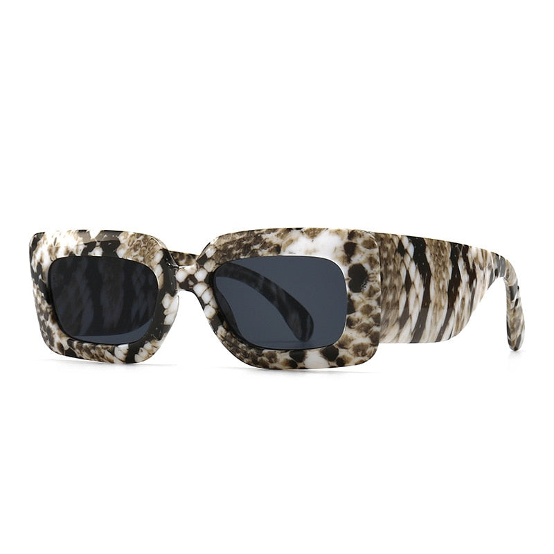 Caitlin Square Wide Temple Sunglasses
