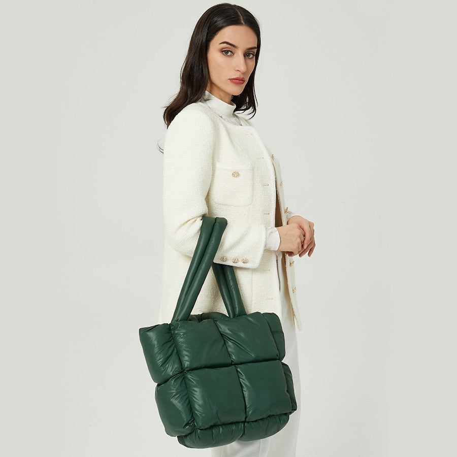 Cara Nylon Puffer Tote Bags