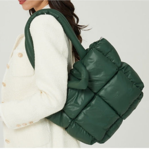 Cara Nylon Puffer Tote Bags