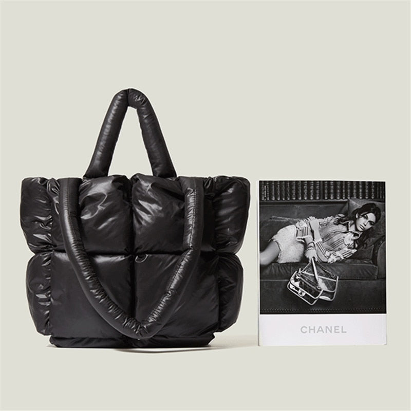 Cara Nylon Puffer Tote Bags