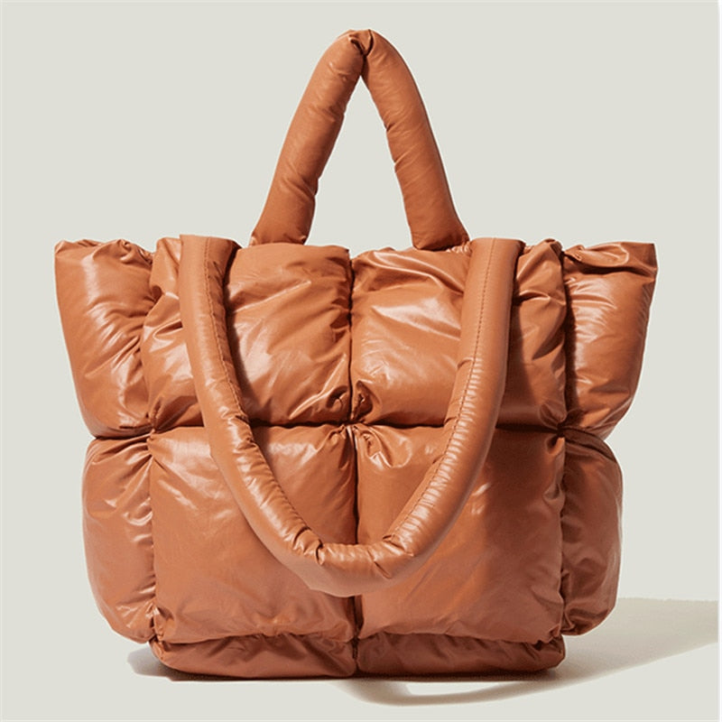 Cara Nylon Puffer Tote Bags