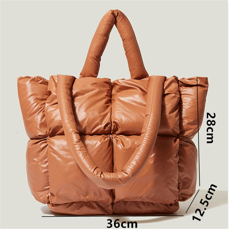 Cara Nylon Puffer Tote Bags