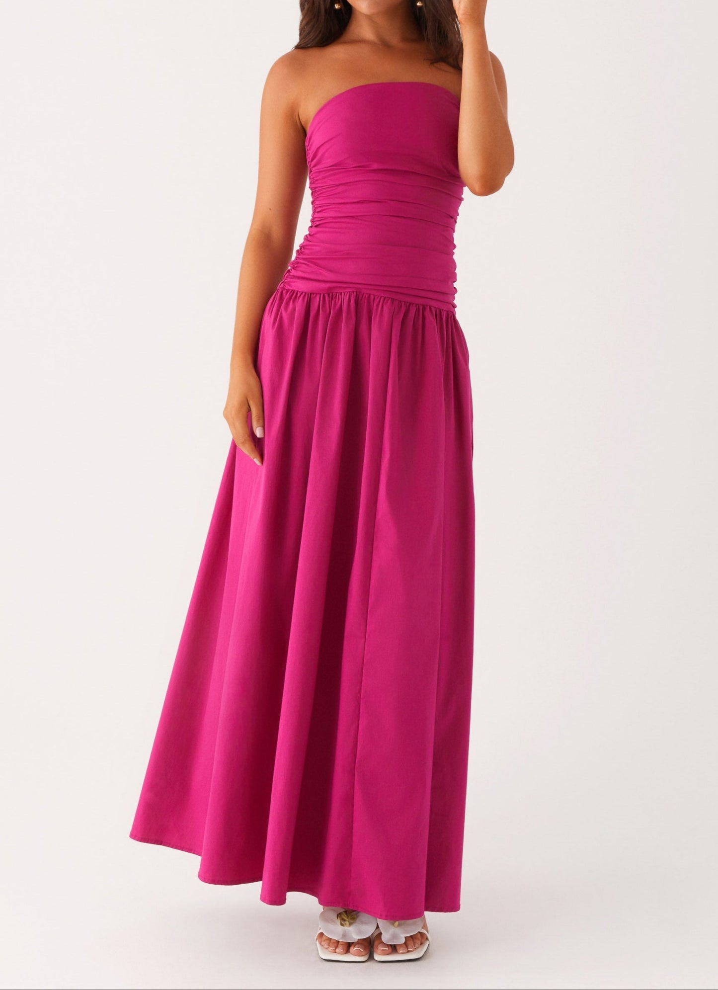 Melissa Maxi Dress - Fuchsia
