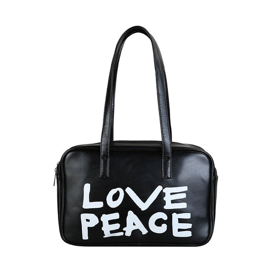 Casual LOVE PEACE Bowling Bag