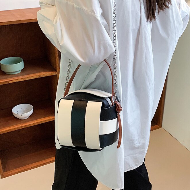 Catori Paneled Dumpling Mini Bags - 5 Colors