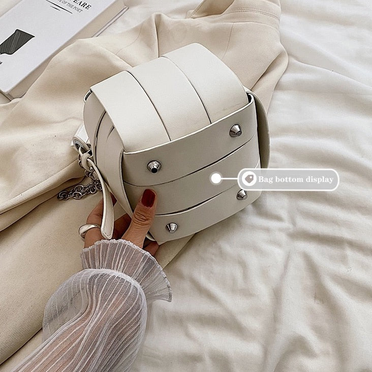 Catori Paneled Dumpling Mini Bags - 5 Colors