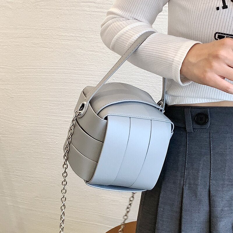 Catori Paneled Dumpling Mini Bags - 5 Colors