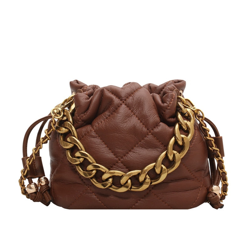 Cecila Quilted Pouch Mini Tote Bag - 3 Colors